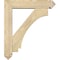 Ekena Millwork Imperial Arts and Crafts Rough Sawn Bracket w/ Offset Brace, Douglas Fir, 6"W x 26"D x 30"H BKT0604X26X30IMP03RDF - alternate 4